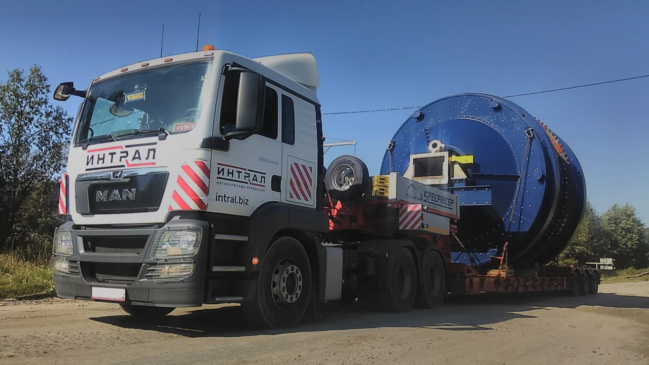 Транспортировка негабаритного оборудования в Челябинске, доставка в другие города России